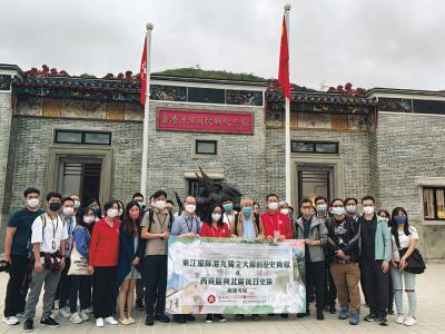 2022年11月26日，特區政府教育局組織中學歷史教師參觀香港沙頭角抗戰紀念館。